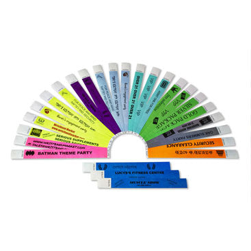 900 Custom Tyvek Wristbands Wristband Market