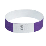 100 Plain Tyvek Wristbands